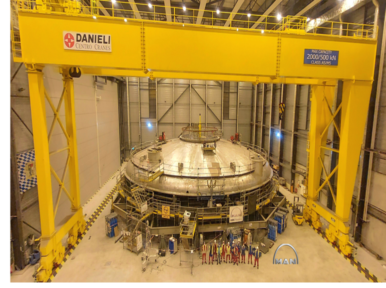 L&T completes Top Lid Assembly of Cryostat for ITER